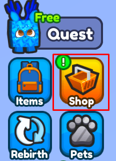 Obtain Aura shop button