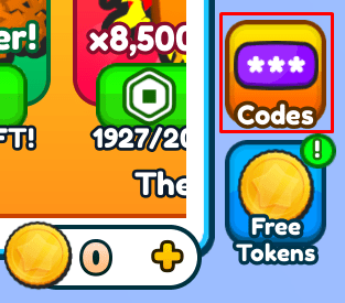 Obtain Aura codes button