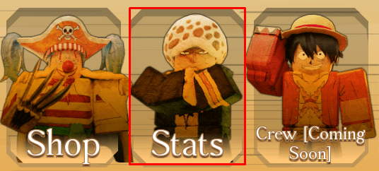One Piece Prime stats button