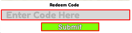 One Piece Tower Defense enter codes box