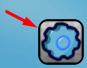 The settings button in OneBlock