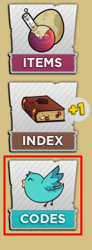 Pet Heroes codes button