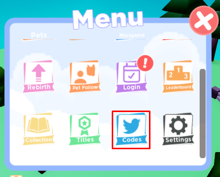 Pet Ranch Simulator 2 Codes button