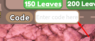The Enter code here box in Picnics n Plushies