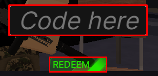 Planks enter codes box