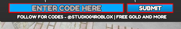 POLYZ ZOMBIES RNG enter codes box and submit button