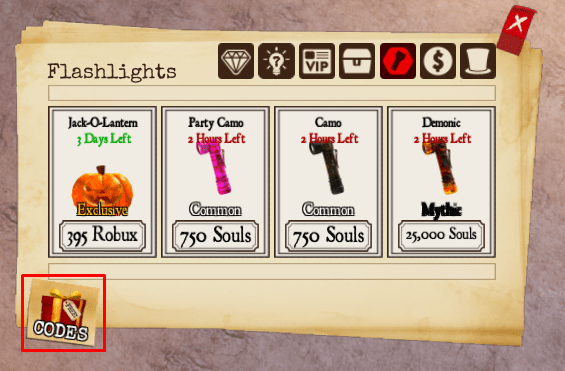 POOH! codes button