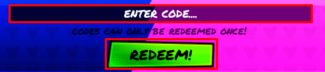 Poppy Tower Defense enter codes box and redeem button