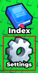 Power Blast Lucky Blocks settings button