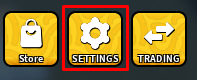 Pro Piece Pro Max settings button
