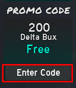 Project Delta codes section