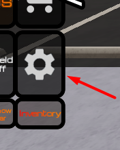 The settings icon in Prostreet Takeoverz