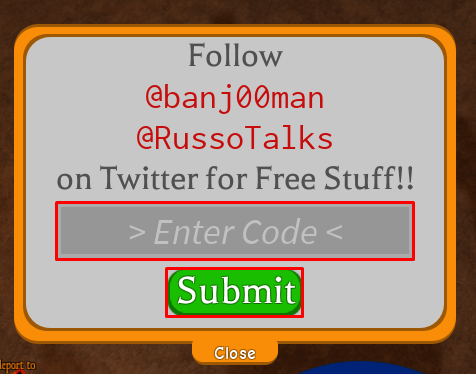 Pumpkin Carving Simulator enter code box