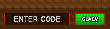 Race Animals enter codes box and claim button