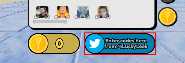 Random Rumble enter codes box