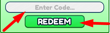 The code redeeming interface in Rapid Rumble
