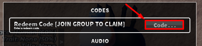 REIGN PIECE enter codes box