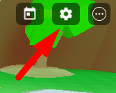 The Settings icon in Ride Friend Race