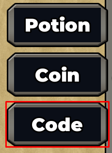 RNG War TD code button
