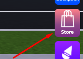 The Store button in RoVille