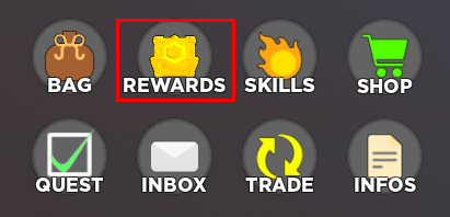 RPG Champions rewards button