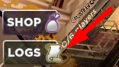 SCP Tower Defense Logs button