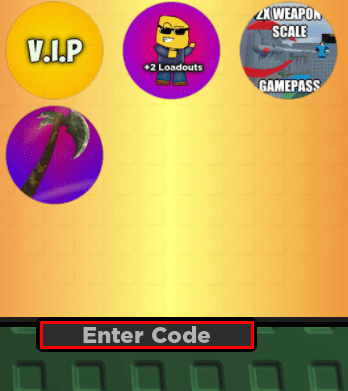Shadovis RPG enter codes box