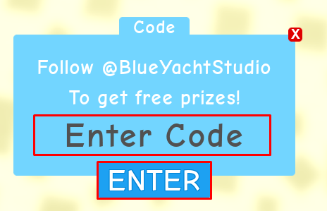 Shampoo Simulator enter codes box