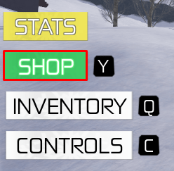 Shred Shop button
