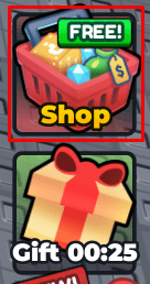 Shuffle a Brainrot shop button