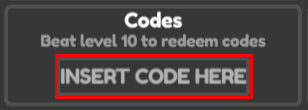 Sidejumper enter codes box