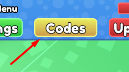 The Codes button in SLINGBALL