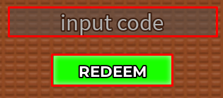 The input code box and REDEEM button in Snatch a Seed