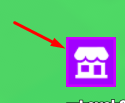 Shop icon in Soccer Card Draft!