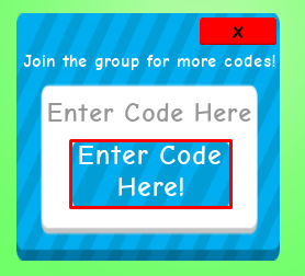 Speed Simulator enter codes box