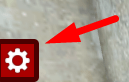 The settings button in Spider-Man City