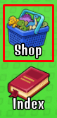 Spin a Dino Card shop button