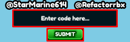 Spray Paint & Skate enter codes box and submit button