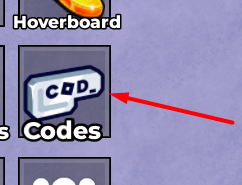 The Codes button in Stay For Fortune!