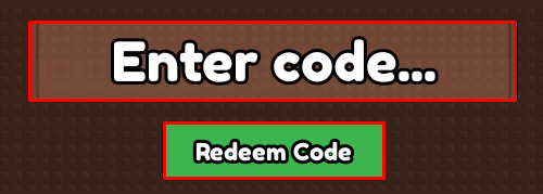 Steal a Mob enter code box and redeem code button