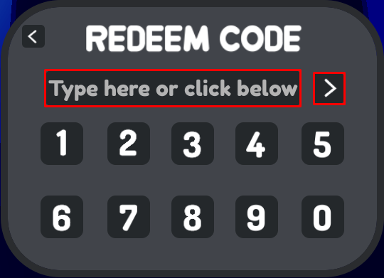 Steven Universe: Galaxy Union enter codes box
