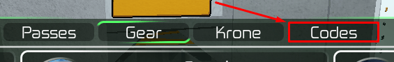 Strafe codes button