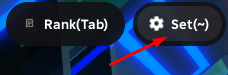 The Settings button in Strike Back