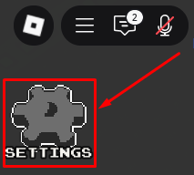 Stud Tower Defense settings button