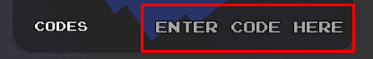 Stud Tower Defense enter codes box