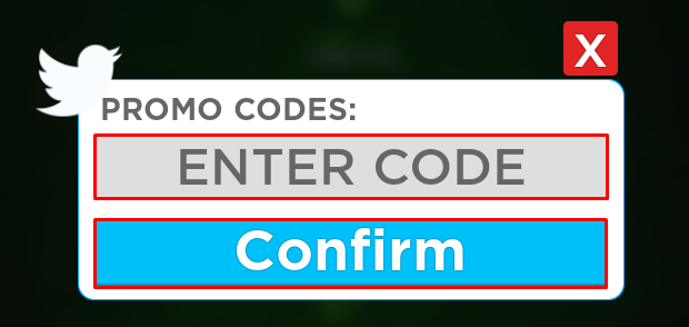 Super Evolution enter codes box