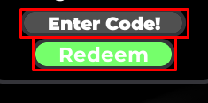 Survive 99 Nights in the Forest Tycoon enter codes box and redeem button