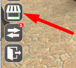The shop icon in Sword Clash