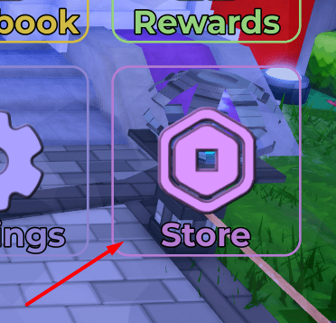 The Store button in Tales Of Tanorio