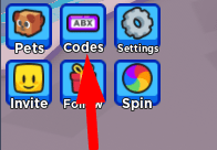 The Codes button in Tap for UGC
